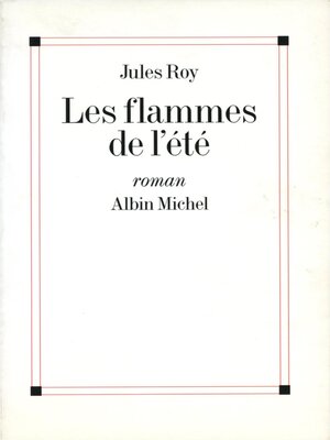 cover image of Les Flammes de l'été